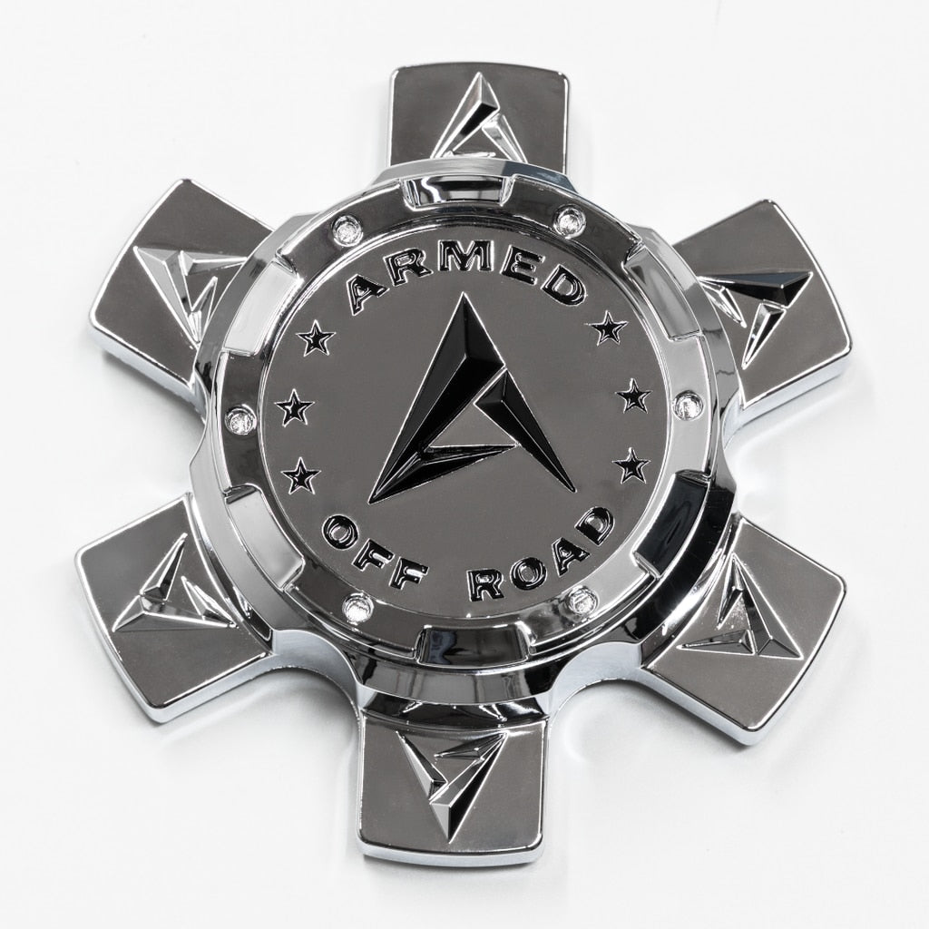 C8131A61397 Armed Center Cap Chrome+Black