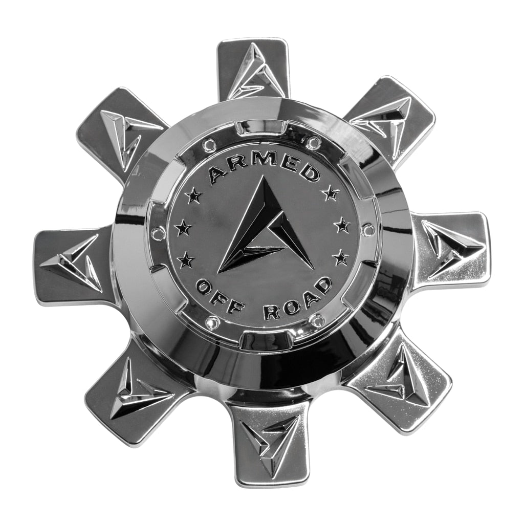 C8131A8180 Armed Center Cap Chrome+Black