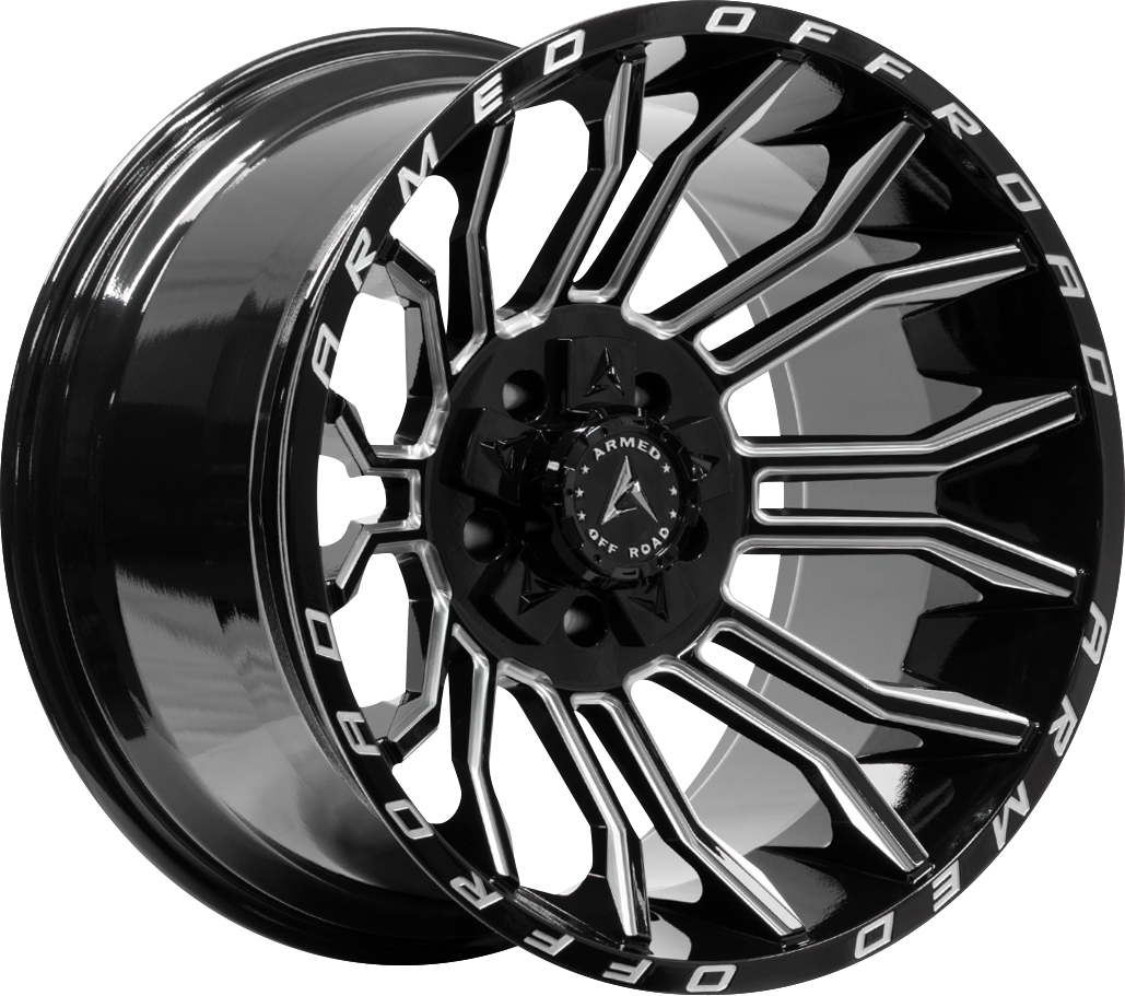 ARMED OFF-ROAD HAVOC - GLOSS BLACK MILLED - 20x10 - 5x127 | 5x139.7