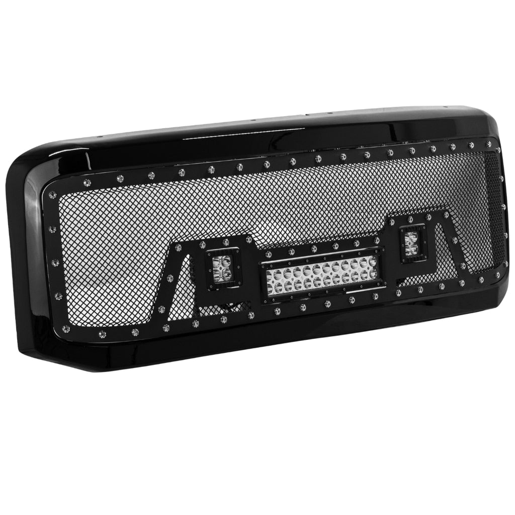 05-07 FORD F250/350/450/550 GRILLE BLACK MESH