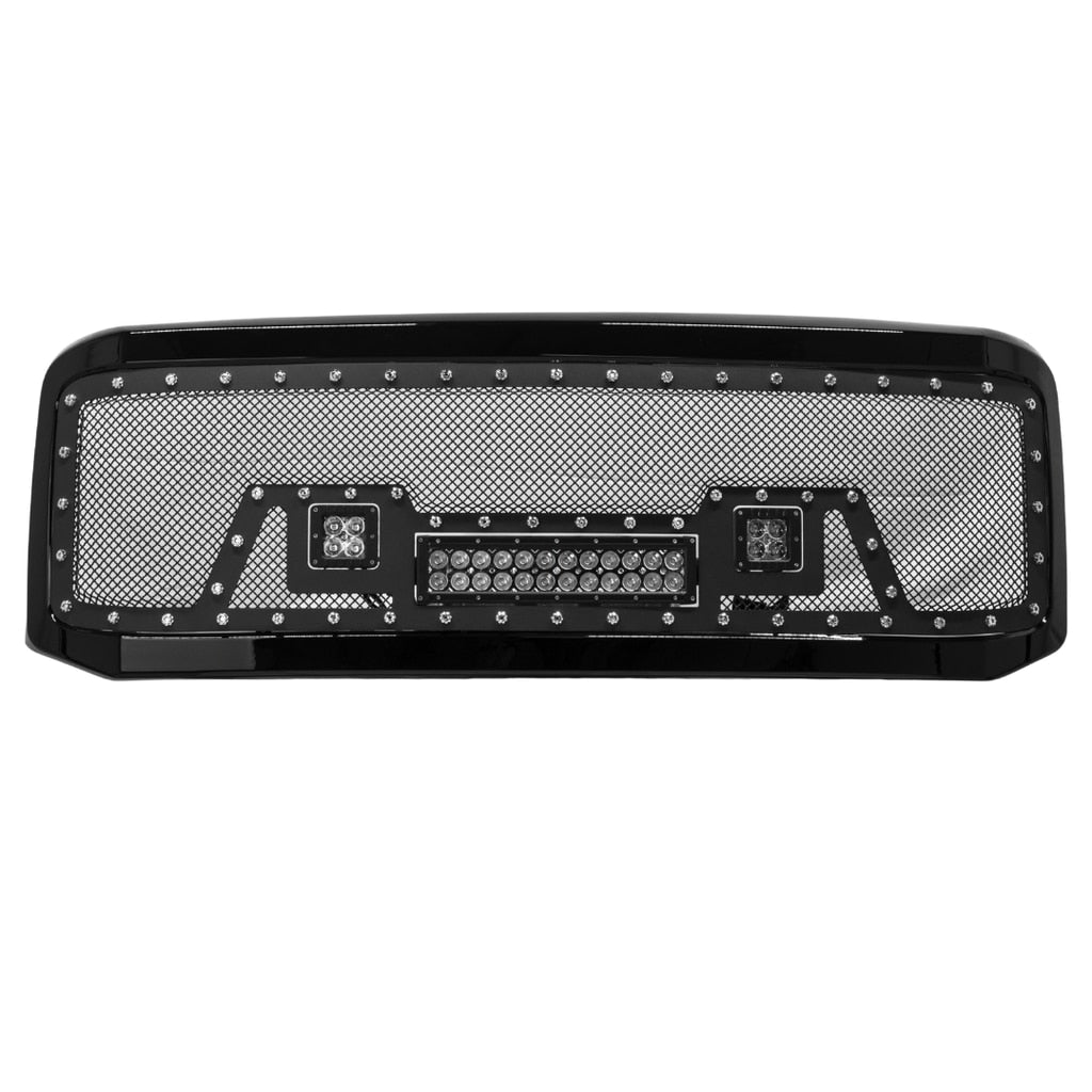 05-07 FORD F250/350/450/550 GRILLE BLACK MESH