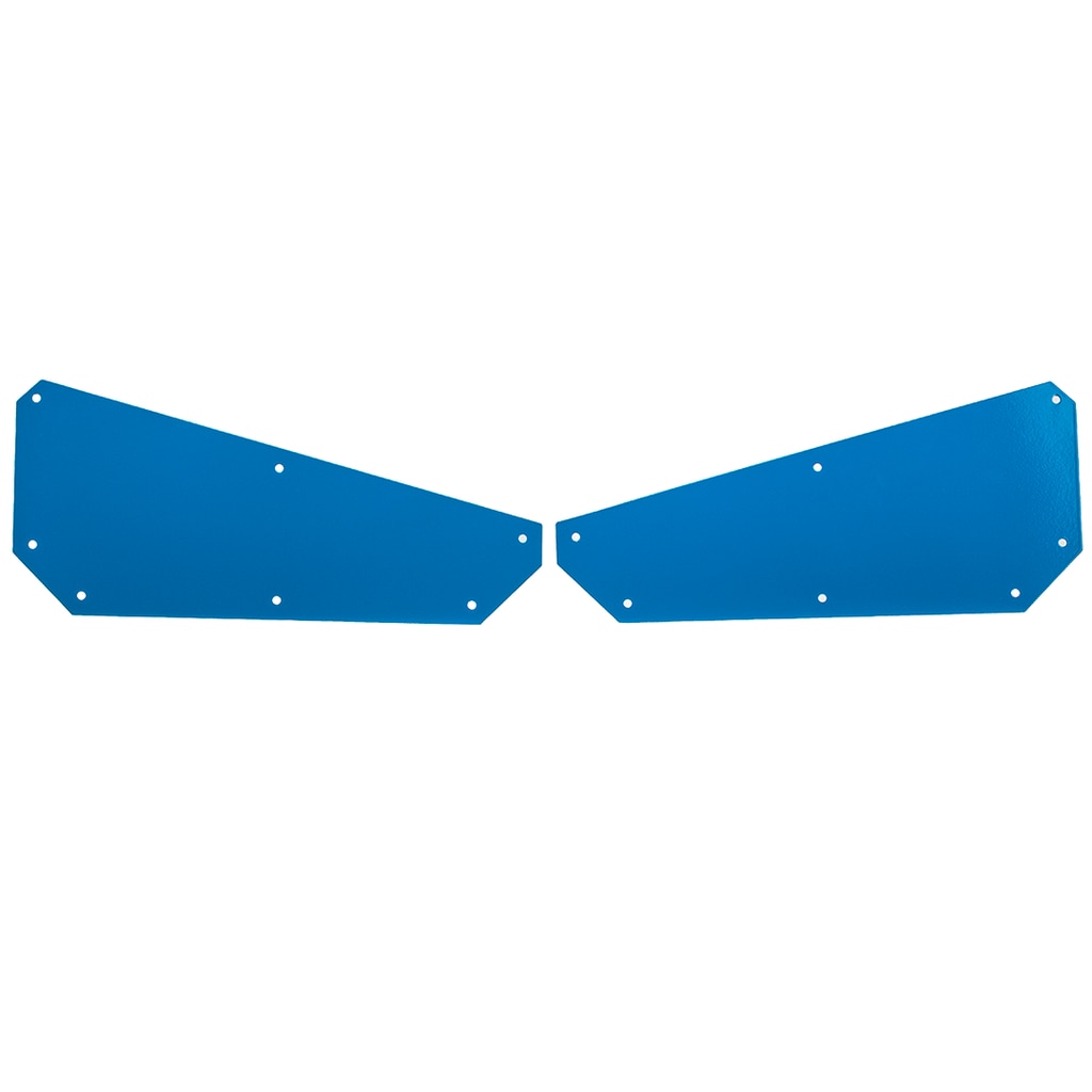 Armed Mud Flap Flat Weight Back Plate(Pair)- 12" - Blue