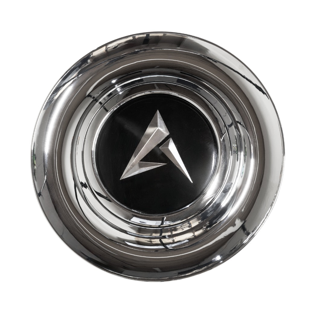 C183CCA02 Armed Center Cap Chrome+Chrome