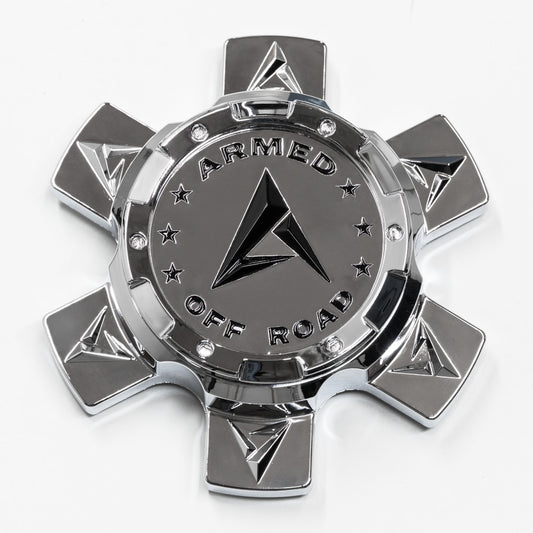 C8131A61397 Armed Center Cap Chrome+Black