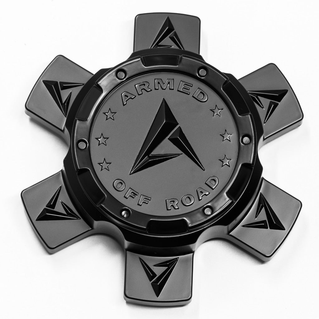 C8131A61397 Armed Center Cap Satin Black+Satin Black