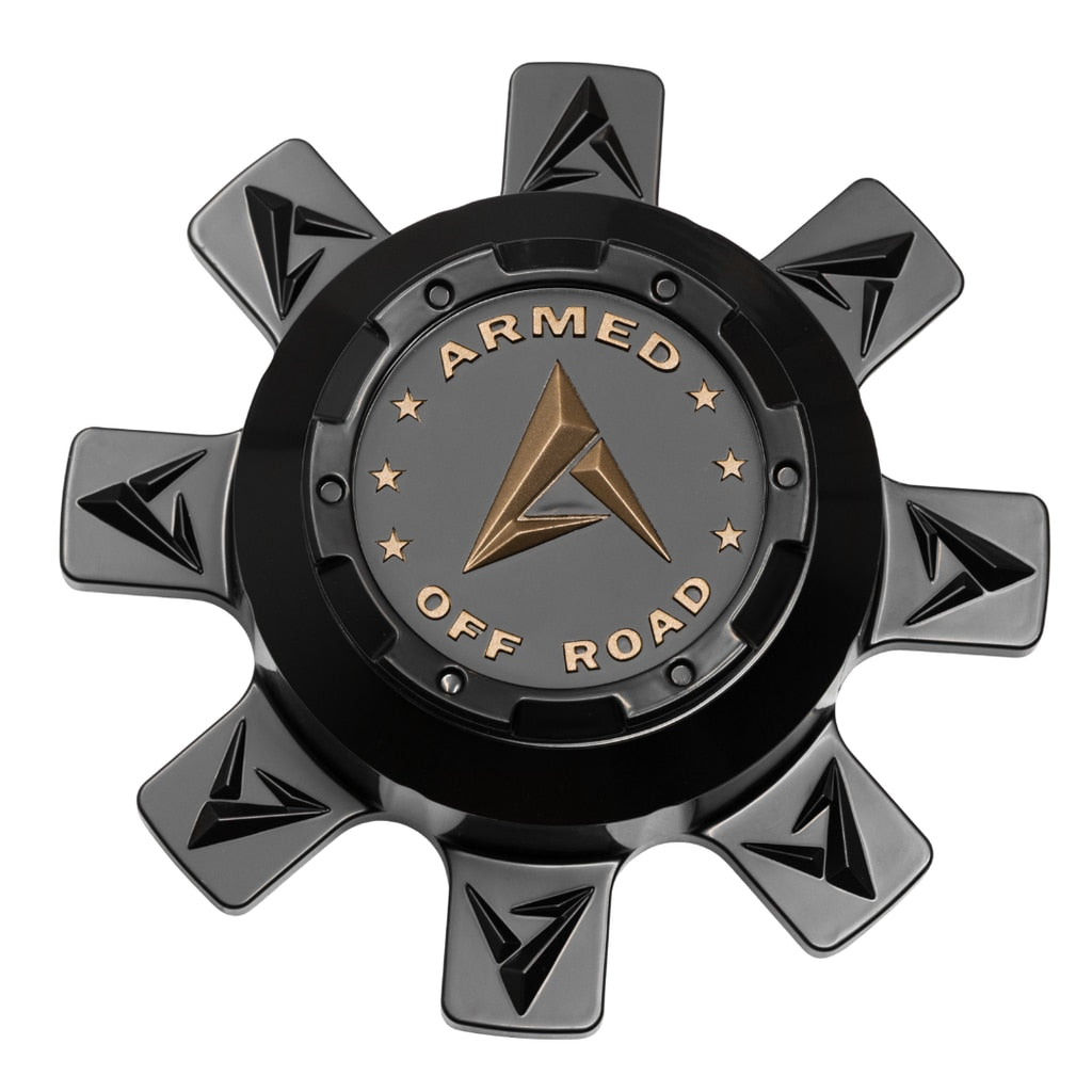 C8131A8180 Armed Center Cap Matte Black+Bronze