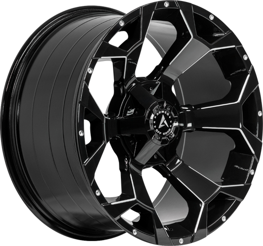 ARMED OFF-ROAD BOMBER - GLOSS BLACK MILLED - 20x10 - 5x127 | 5x139.7