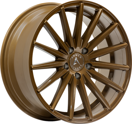 ARMED STREET RIVAL - GLOSS DARK BRONZE - 18x8 - 5x113