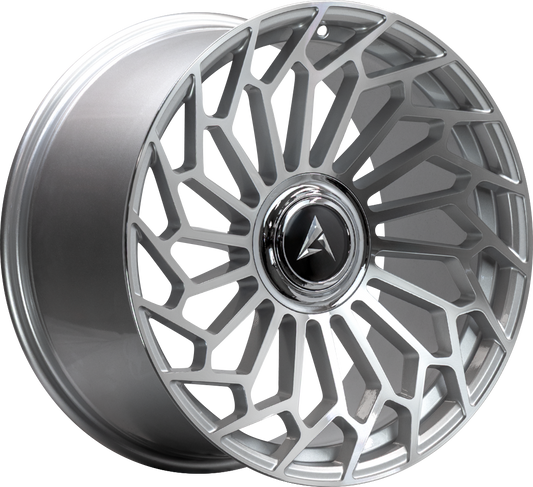ARMED SYNDICATE CARTEL - SILVER MACHINED - 20x10.5 - 6x120