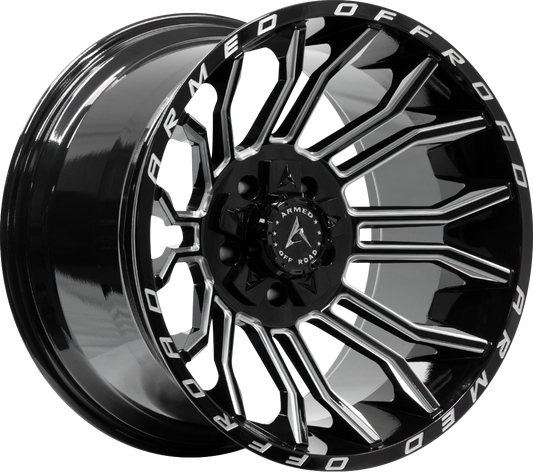 ARMED OFF-ROAD HAVOC - GLOSS BLACK MILLED - 20x10 - 5x127 | 5x139.7